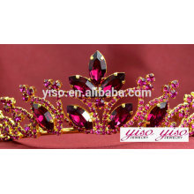 Joyería de oro de moda tiara corona peines